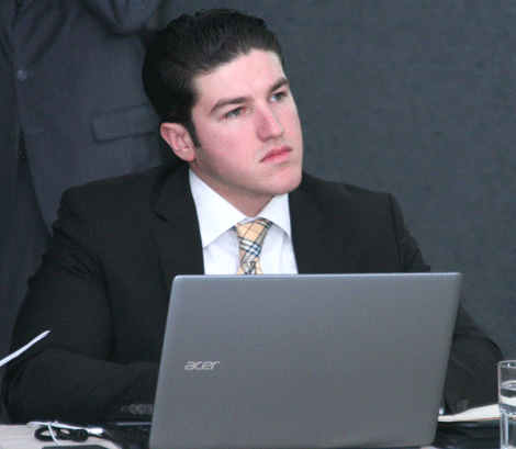 Samuel García, coordinador de la bancada de Movimiento Ciudadano.