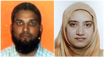 Syed Farook, en un documento de identificación universitario, y su mujer, Tashfeen Malik, los autores del tiroteo en San Bernardino 