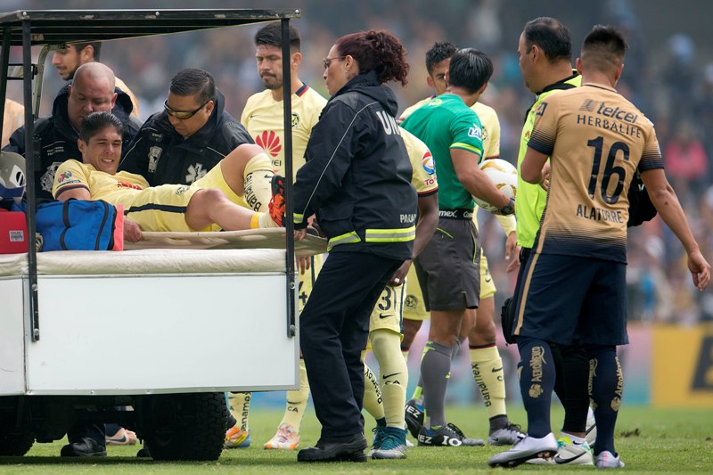 Javier Güémez así salió del terreno de juego 