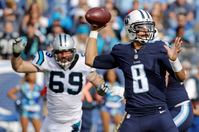 Marcus Mariota, quarterback de los Titanes de Tennessee
