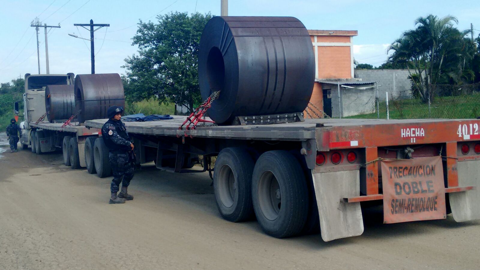 Decomiso de metal en Altamira.