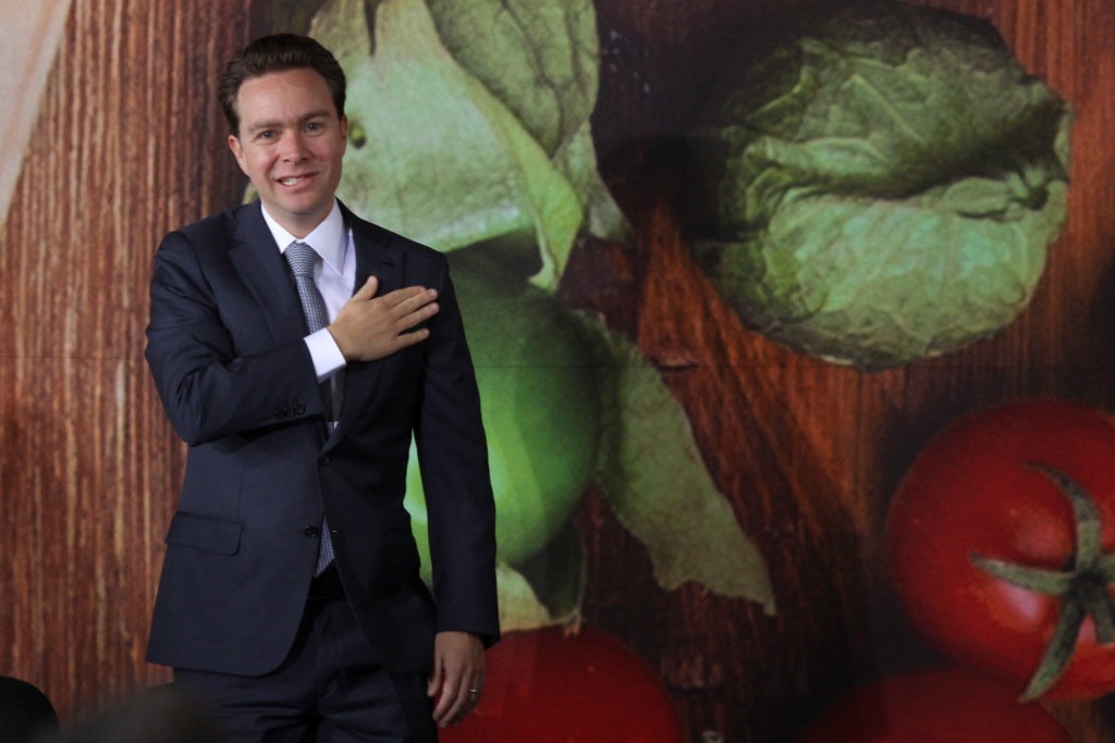 El gobernador de Chiapas, Manuel Velasco Coello.