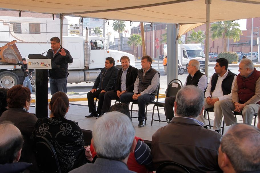 Dio inicio en Torreón a la modernización del Bulevar Independencia, que recibirá una inversión de 30 millones de pesos.