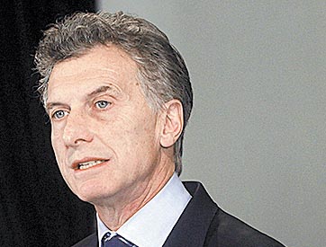 Mauricio Macri, presidente electo.