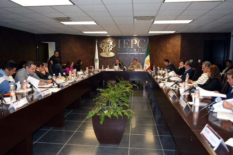 Sesión extraodinaria del IEPC Durango.