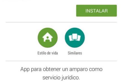 Aplicación en móviles para obtener como servicio jurídico un amparo en relación con el Alcoholímetro y evitar la estancia en "El Torito".