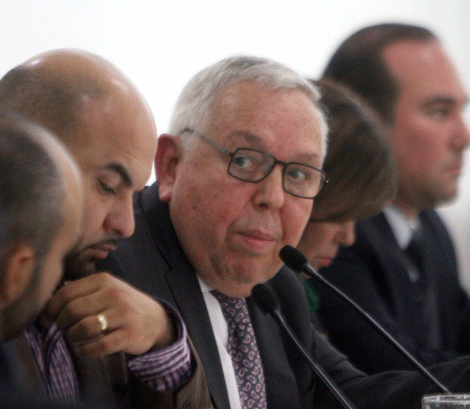 Fernando Turner, secretario de Desarrollo Económico, se reunió con diputados.