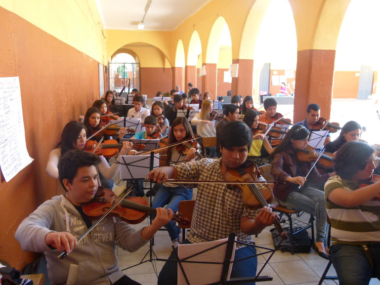Son cerca de 25 elementos los participantes en el concierto de este miércoles.