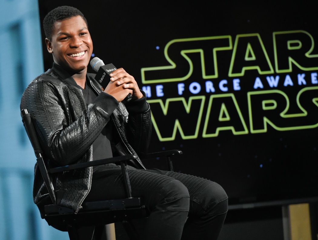John Boyega interpreta a Finn. 