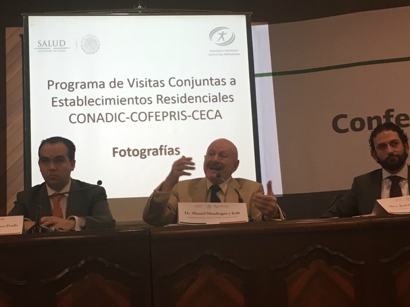 Manuel Mondragón, titular de la Conadic, explicó que 300 personas que fueron llevadas contra su voluntad a estas granjas fueron reubicadas.