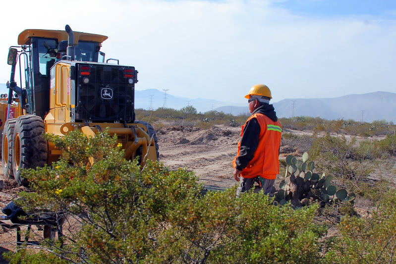 Ayer se puso en marcha la construcción del Parque Industrial Centenario. 
