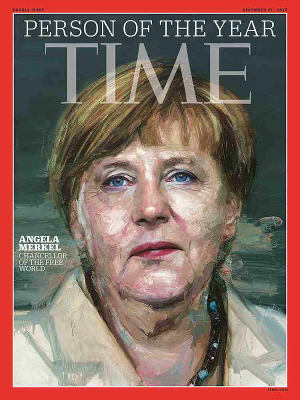 La revista Time destacó el liderazgo moral de la canciller alemana.