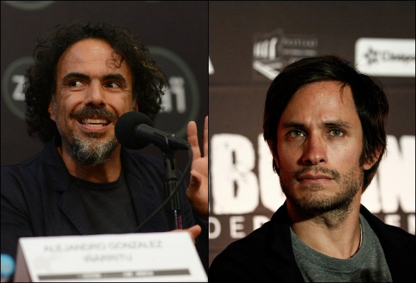 El director de cine, Alejandro González Iñárritu, y el actor, Gael García Bernal