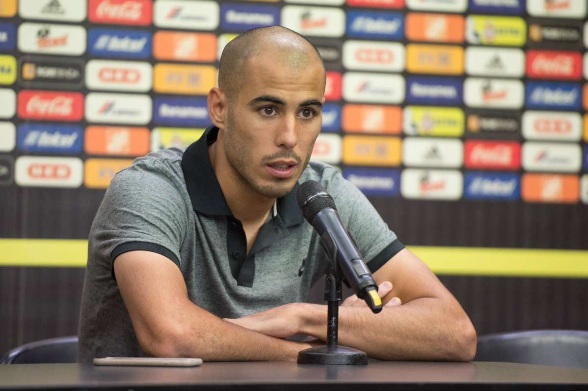 Guido Pizarro en conferencia de prensa, previo a la vuelta de la Final del A15