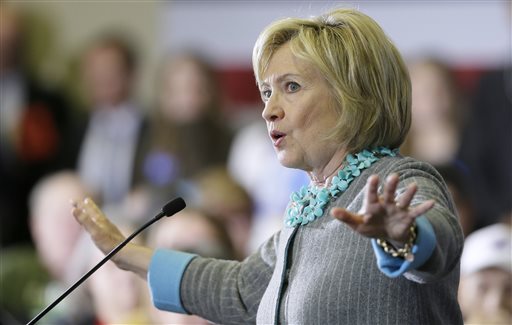 Hillary Clinton, en un reciente acto electoral en Waterloo, Iowa, donde llamó a desterrar el odio y plantar el amor y la tolerancia en la sociedad