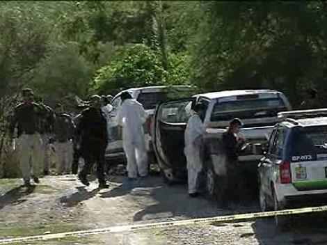 El cuerpo del hombre fue hallado sobre una brecha.