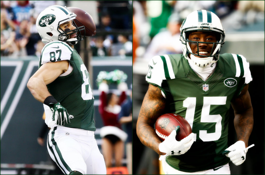 Eric Decker y Brandon Marshall