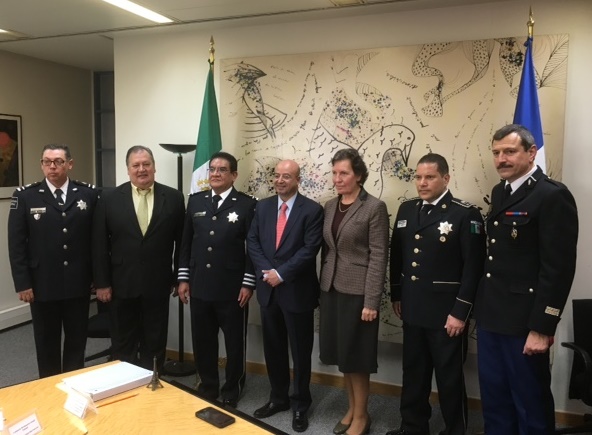 Durante la Segunda Reunión de la Comisión Mixta de Cooperación entre la Gendarmería Nacional de Francia y la Policía Federal.