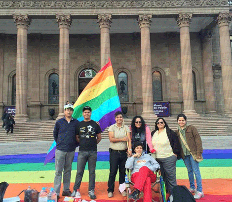 Los integrantes de la comunidad LGBTTTI