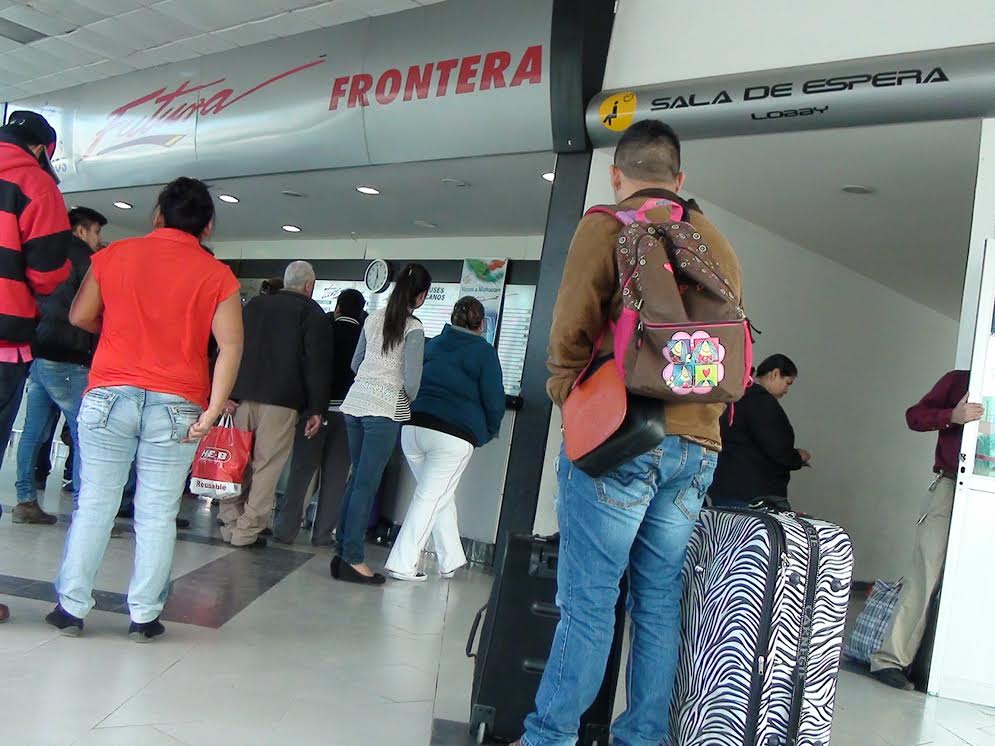 Afluencia en centrales camioneras por época decembrina.