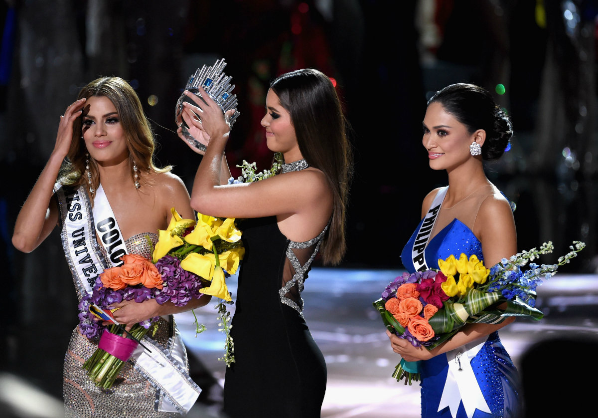 Ariadna Gutiérrez Arévalo y Pia Alonzo Wurtzbach