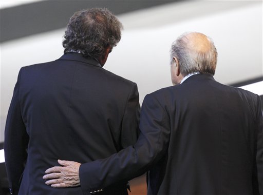 Platini y Blatter 