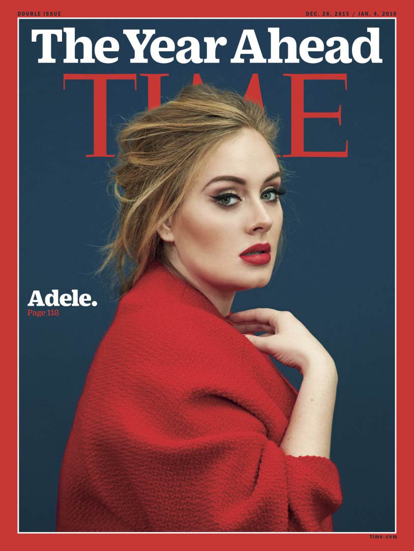 Adele en la revista TIME. 