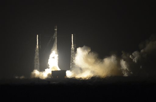 El cohete llevó 11 satélites a la órbita terrestre. 