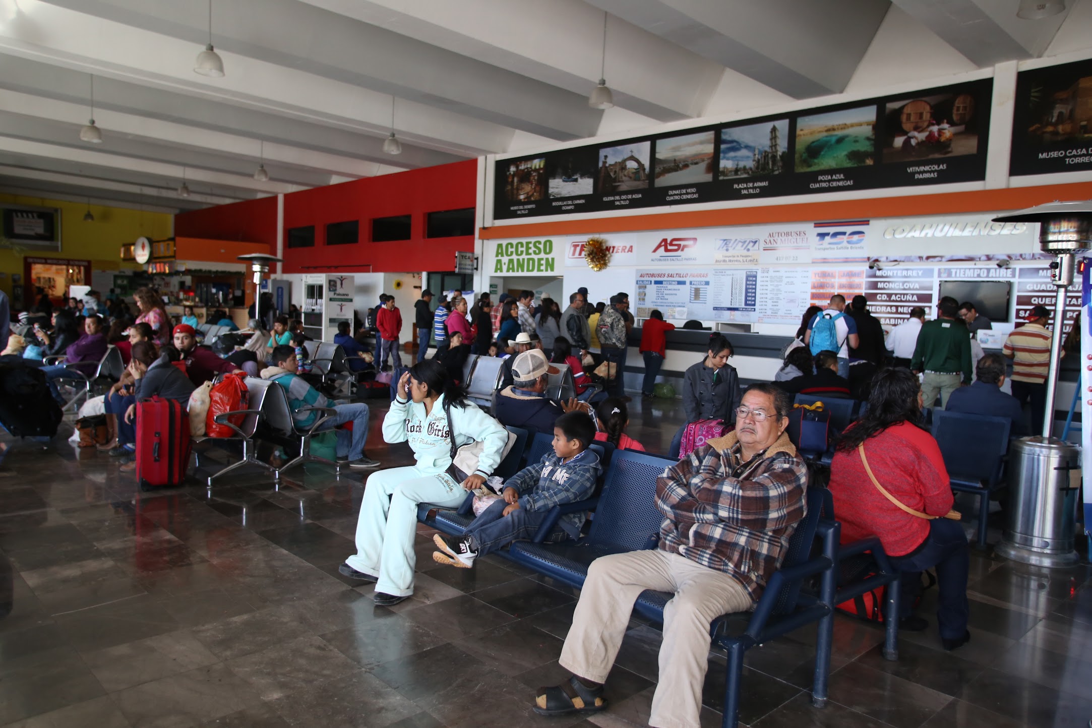 La Terminal de Autobuses de Saltillo incrementó la afluencia de viajeros hasta en un 50%.