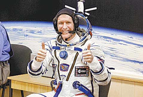Tim Peake, cosmonauta británico.