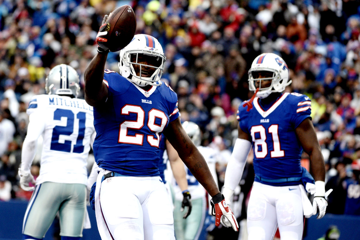 El RB de Buffalo Bills Karlos Williams 