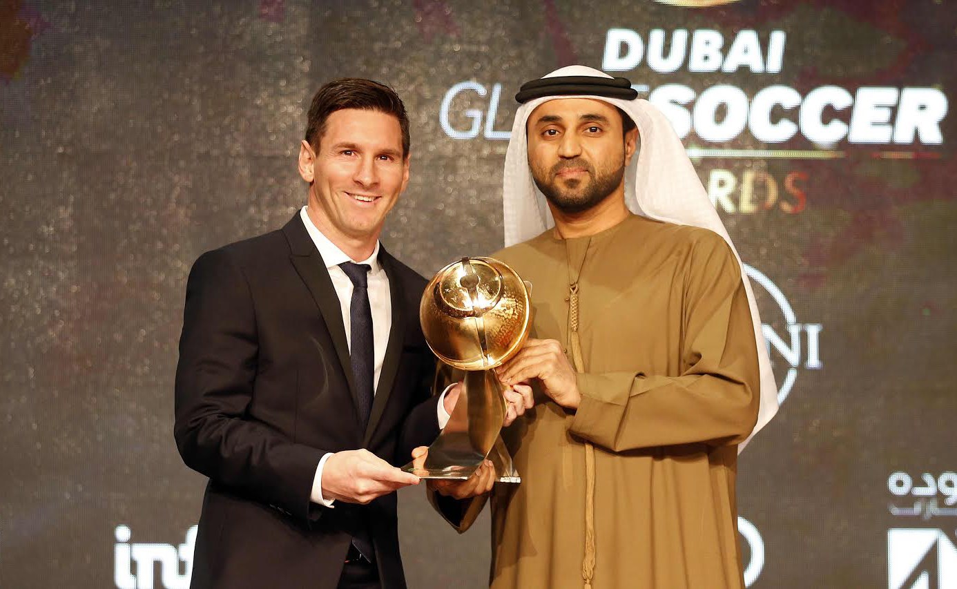 Lionel Messi, premiado en Dubai