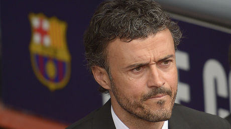 Luis Enrique, técnico del Barcelona 