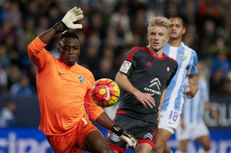Carlos Kameni, arquero titular del Málaga