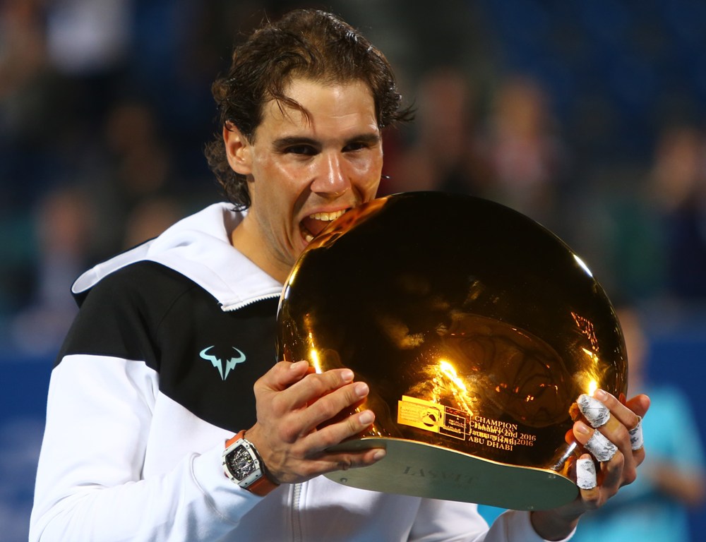 Nadal ganó el torneo de exhibición en Abu Dabi