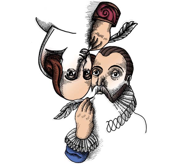 Shakespeare y Cervantes, fuguras centrales.