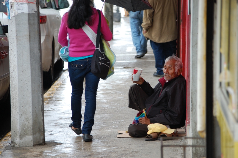Los indigentes no se pudieron resguardar en Altamira.