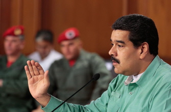 El presidente de Venezuela, Nicolás Maduro, durante su intervención hoy en un programa televisivo 