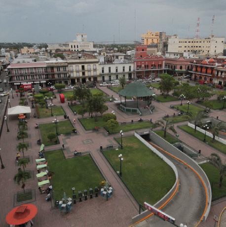 Plaza de la libertad de Tampico.