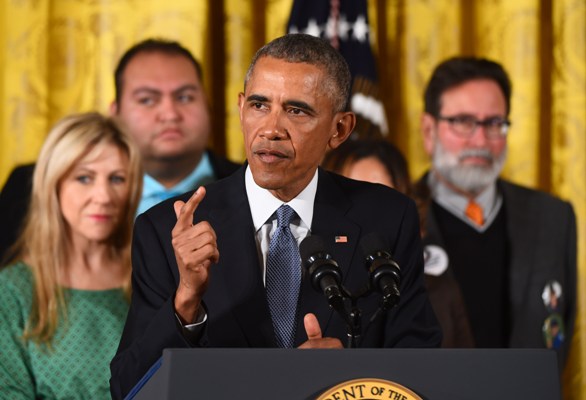 El presidente de EU, Barack Obama, en conferencia de prensa en la Casa Blanca.