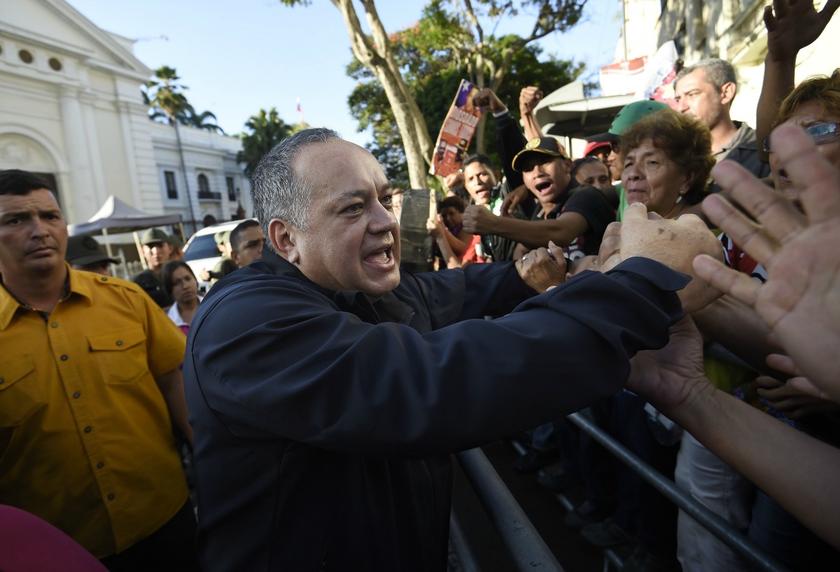 Diosdado Cabello, número dos del chavismo.