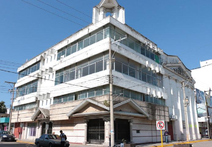 Actual estado del edificio de la Casa de la Cultura en Ciudad Madero.