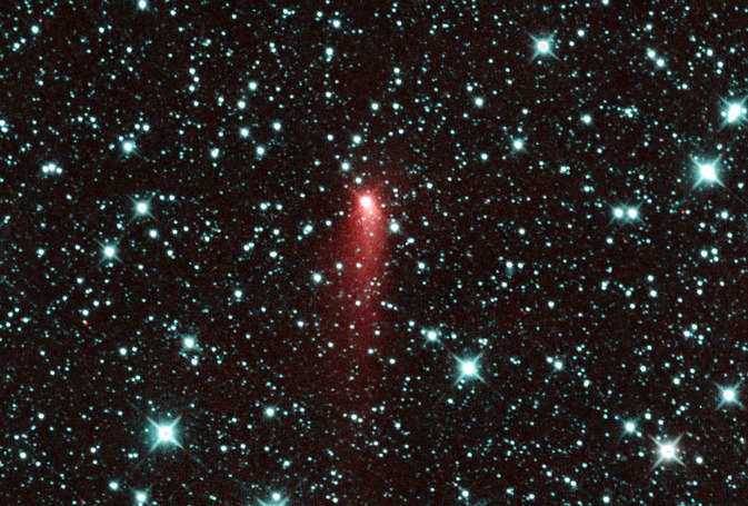El cometa Catalina en una foto de julio de 2014.