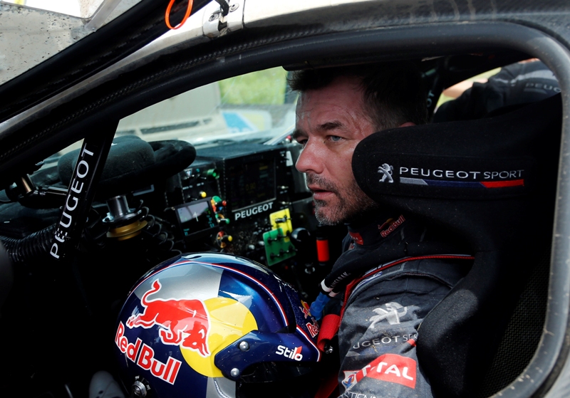 Sebastien Loeb, durante la segunda etapa del Rally Dakar en Sudamérica 