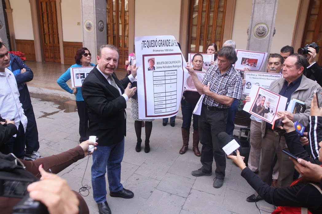 El dirigente del Congreso Nacional Ciudadano, Gilberto Lozano. 