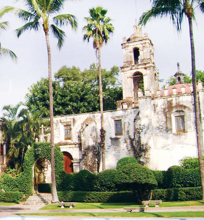 La ex hacienda de Temixco, en Morelos.