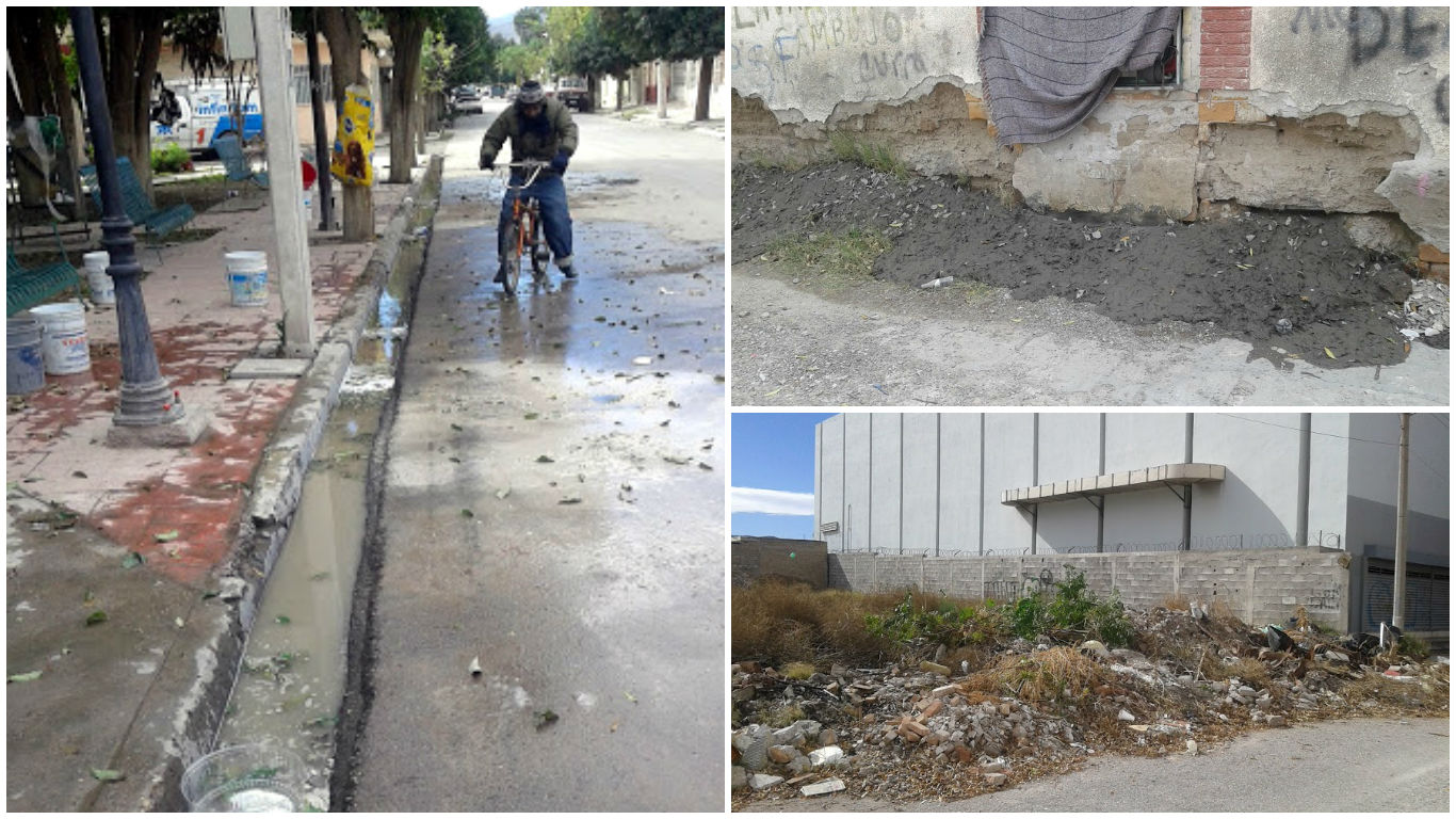 El municipio de Lerdo tiene un serio problema de aguas negras.