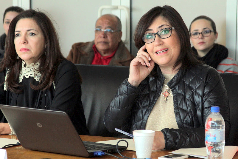 Comparecencia de la director del Instituto de la Mujer en Torreón.