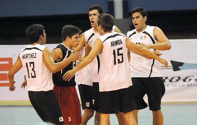 El equipo mexicano de voleibol