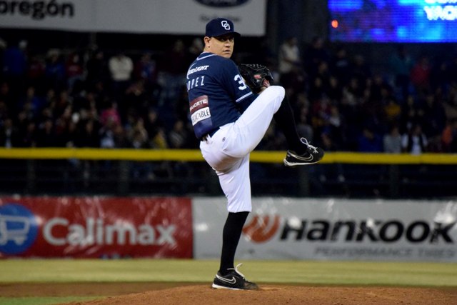 Jesús López, pitcher de los Yaquis de Ciudad Obregón